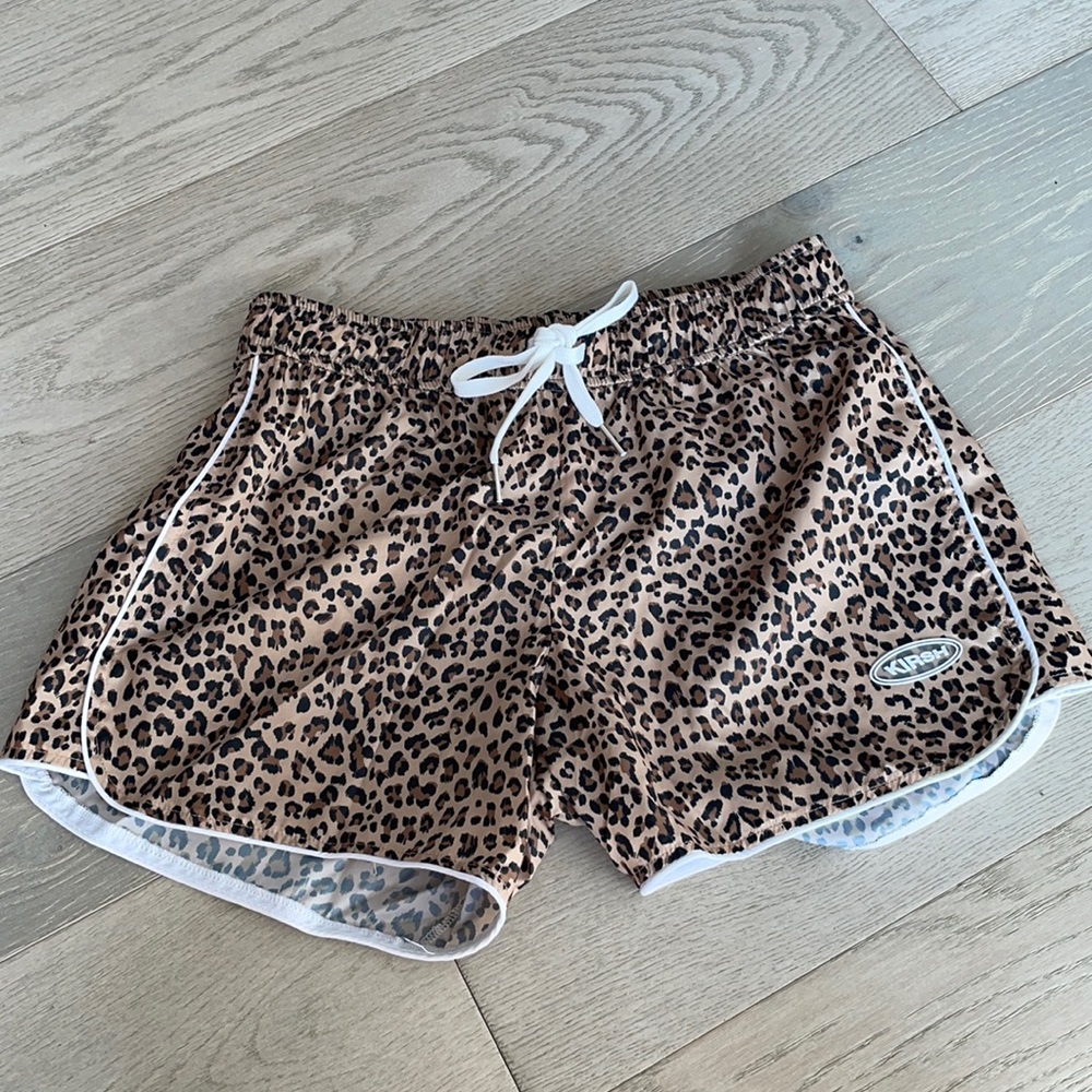 Cheetah print shorts